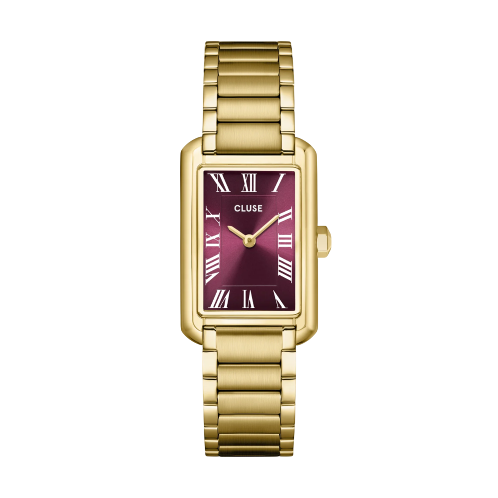 BELISENNA WATCH - WINE/GOLD Cluse BELISENNA WATCH - WINE/GOLD
