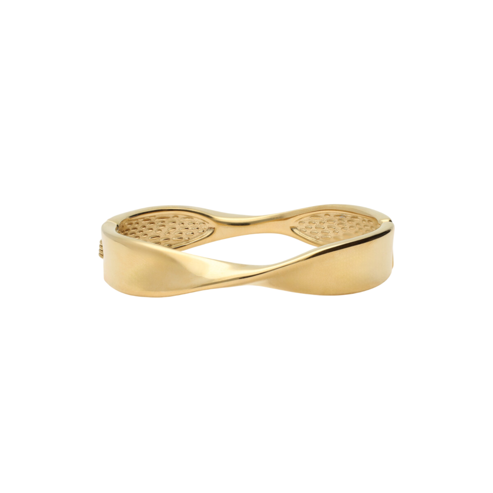 CHUNKY TWISTED BANGLE - GOLD My Jewellery CHUNKY TWISTED BANGLE - GOLD