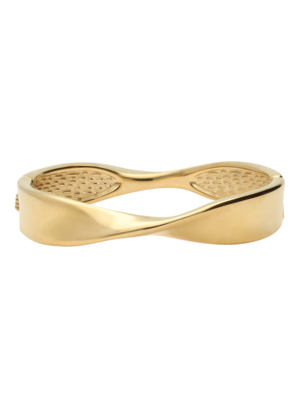 My Jewellery CHUNKY TWISTED BANGLE - GOLD