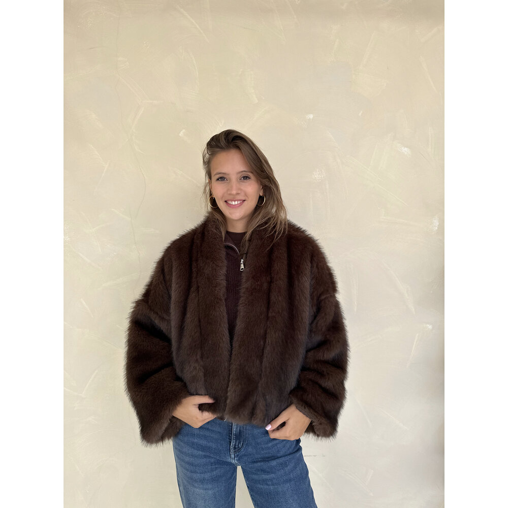 LOTZ & LOT MAX COAT - BROWN