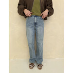 PUCK WIDE LEG JEANS - BLUE LOTZ & LOT PUCK WIDE LEG JEANS - BLUE