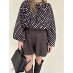 LOTZ & LOT LARA BALLOON SHORT - DARK BROWN