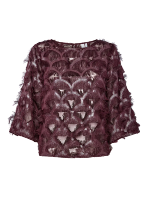 YAS PAZILLA 3/4 TOP - BORDEAUX