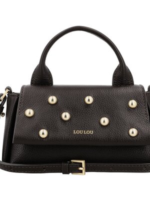 Loulou MAE STUDS BAG - CHOCOLATE TORTE