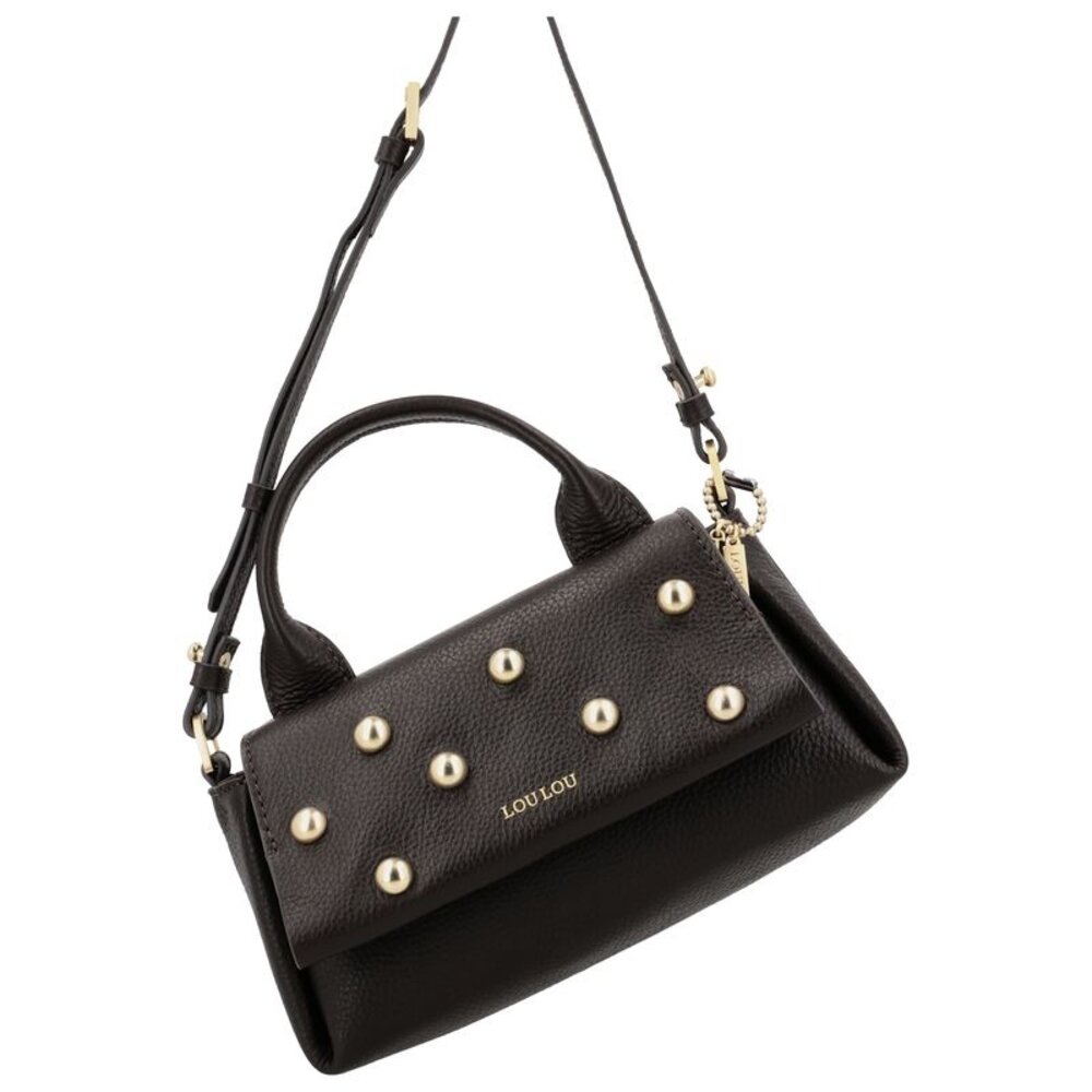 Loulou MAE STUDS BAG - CHOCOLATE TORTE
