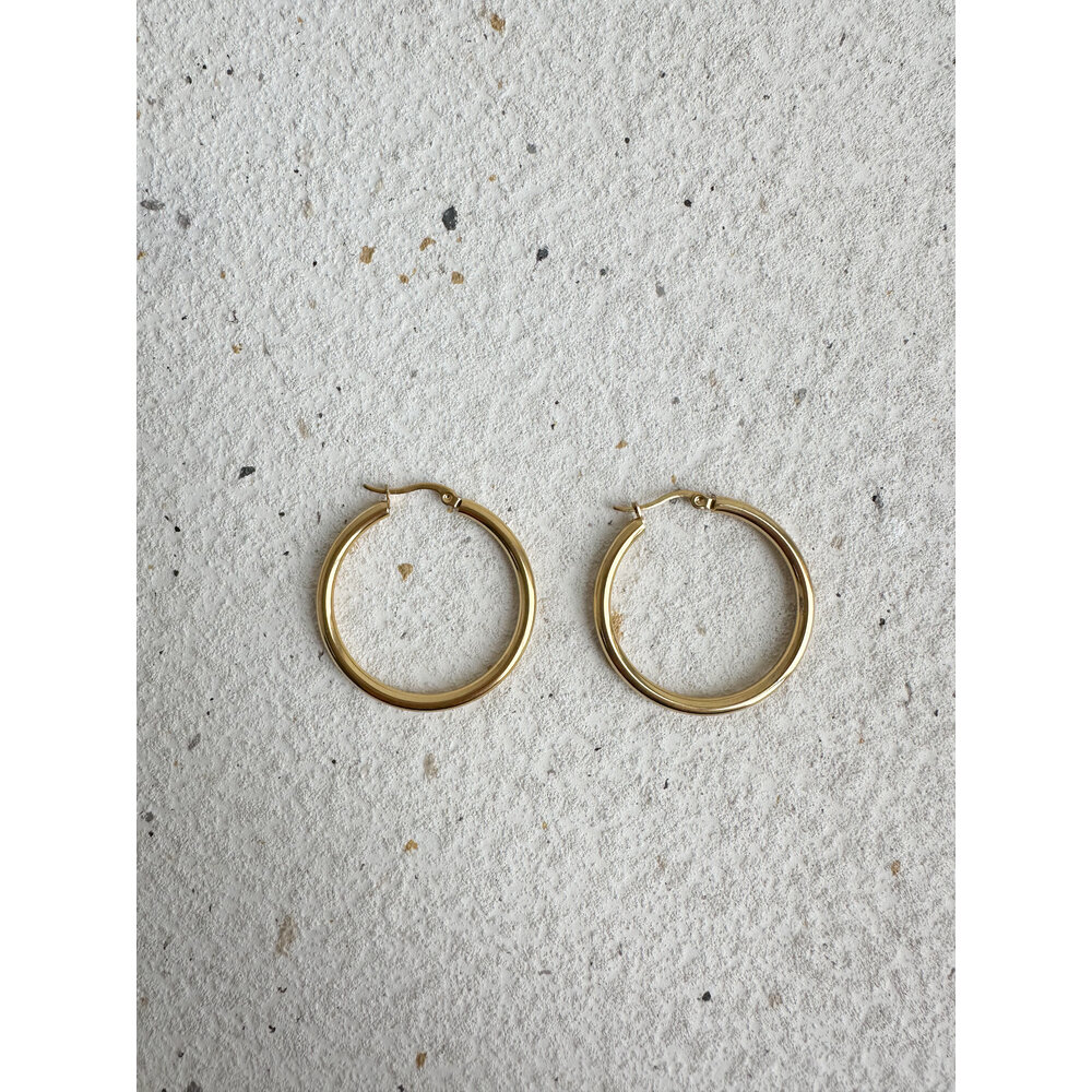 DORA HOOPS EARRINGS - GOLD Day & Eve DORA HOOPS EARRINGS - GOLD