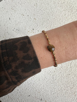 Day & Eve EDA BRACELET - BROWN/GOLD