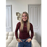 LOTZ & LOT DORA LACE TOP - BORDEUX