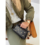 Loulou MAE STUDS BAG - CHOCOLATE TORTE