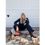 FLO DENIM BLOUSE - DARK BLUE LOTZ & LOT FLO DENIM BLOUSE - DARK BLUE