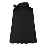 VEDA DRAPY SATIN TOP - BLACK Neo Noir VEDA DRAPY SATIN TOP - BLACK