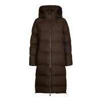 VIVIANA PUFFER JACKET - DARK BROWN