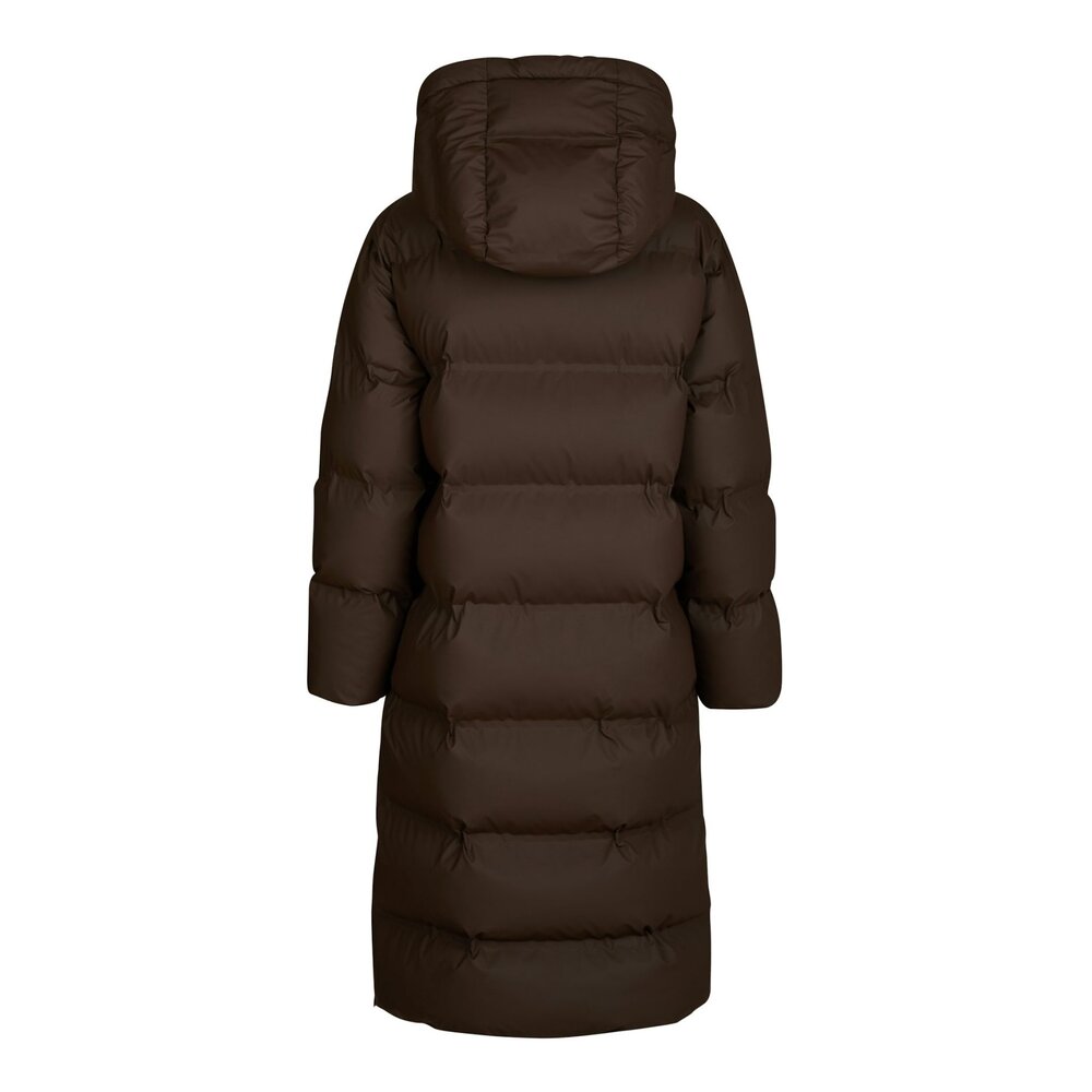 VIVIANA PUFFER JACKET - DARK BROWN Neo Noir VIVIANA PUFFER JACKET - DARK BROWN