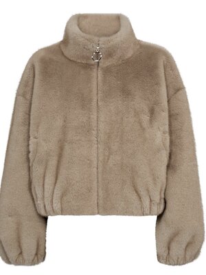 co'couture FERA FAUX FUR JACKET - CREME