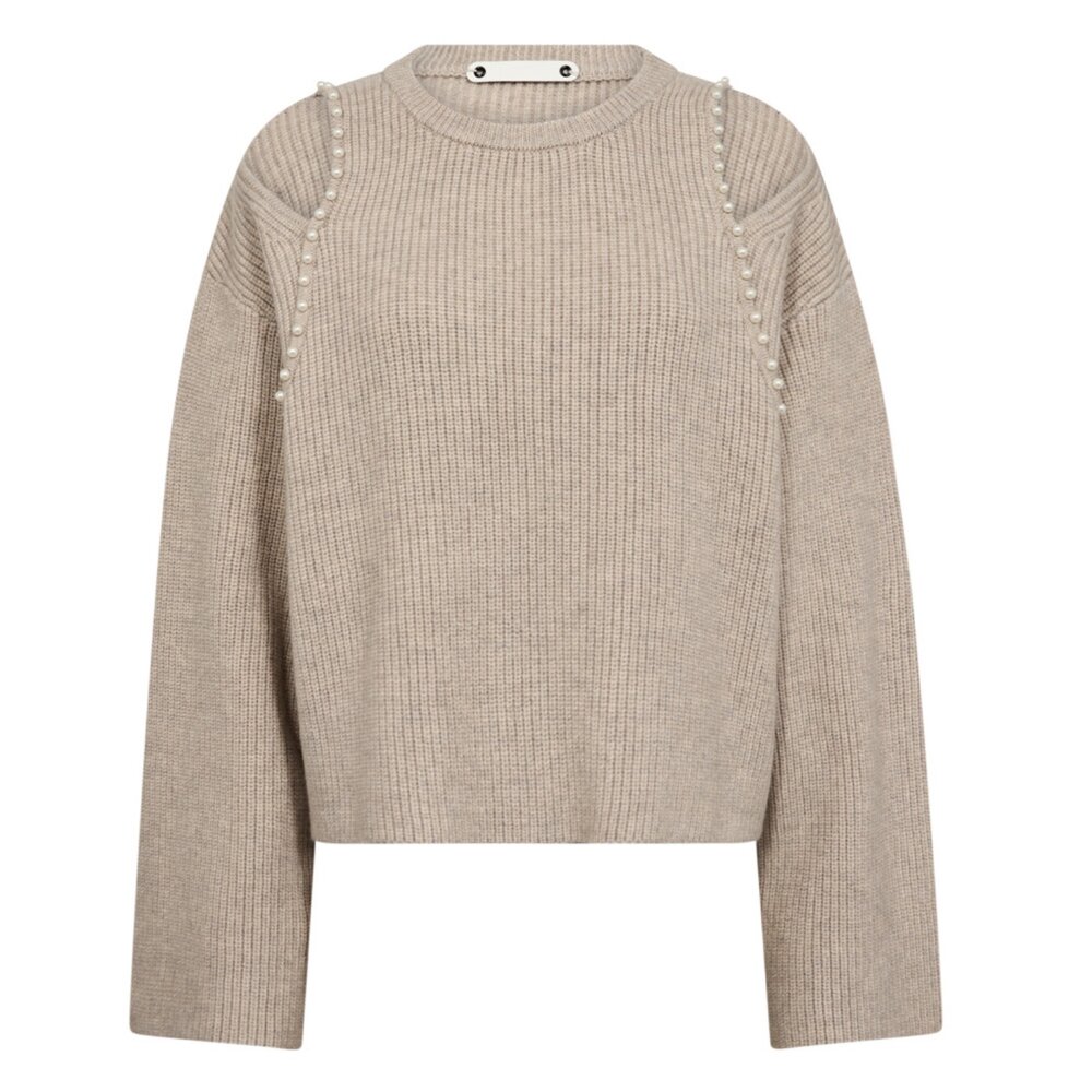 ROW PEARL KNIT - BEIGE co'couture ROW PEARL KNIT - BEIGE