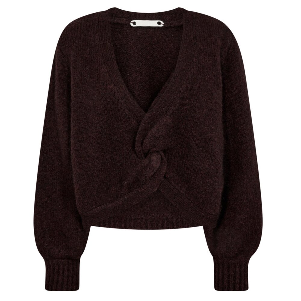 COZY TWIST KNIT - WINERED co'couture COZY TWIST KNIT - WINERED