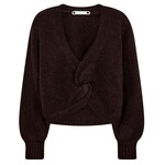 COZY TWIST KNIT - WINERED co'couture COZY TWIST KNIT - WINERED