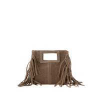 SYLVIE SUEDE BAG - TAUPE