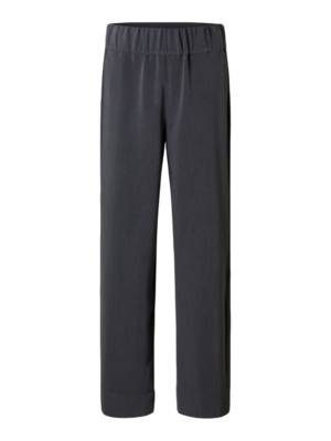 Selected Femme PATRICA WIDE PANTS - MEDIUM GREY MELANGE
