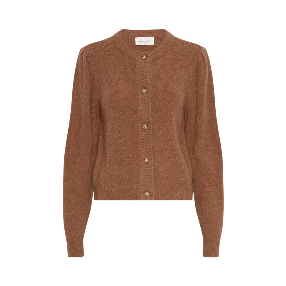Moss Copenhagen MIABELLE HOPE CARDIGAN - TOASTED COCONUT