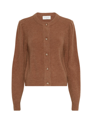 Moss Copenhagen MIABELLE HOPE CARDIGAN - TOASTED COCONUT