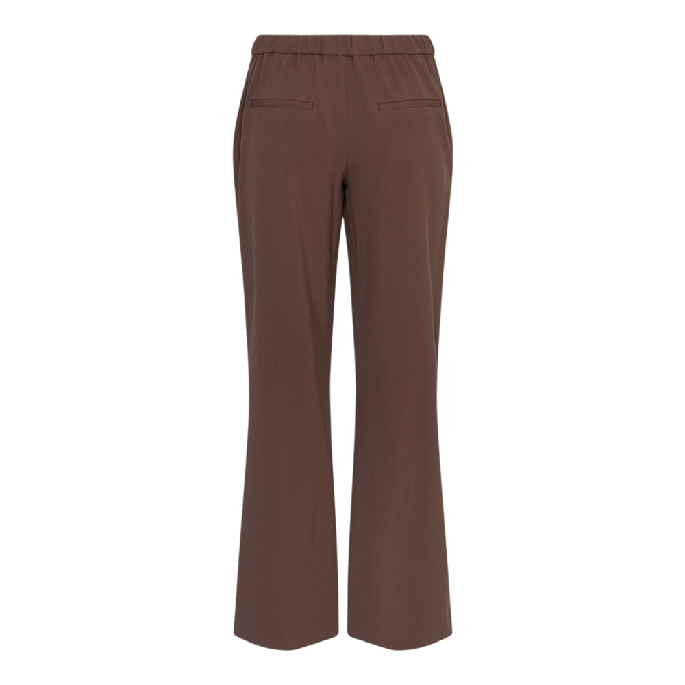 Moss Copenhagen CAYA CHANA STRAIGHT PANTS - HOT FUDGE