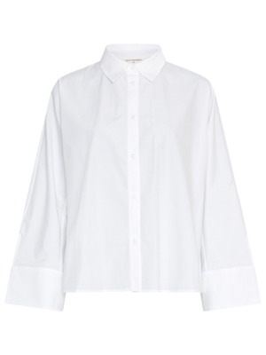 Moss Copenhagen NATALIA ZENIKA BOXY SHIRT - BRIGHT WHITE
