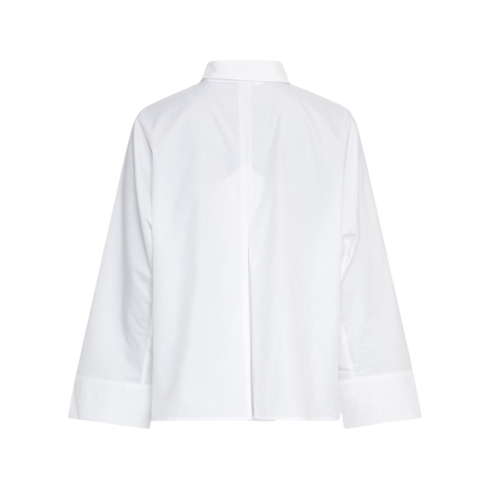 Moss Copenhagen NATALIA ZENIKA BOXY SHIRT - BRIGHT WHITE