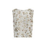 Moss Copenhagen MAGNOLIA TOP - SILVER/T COCO