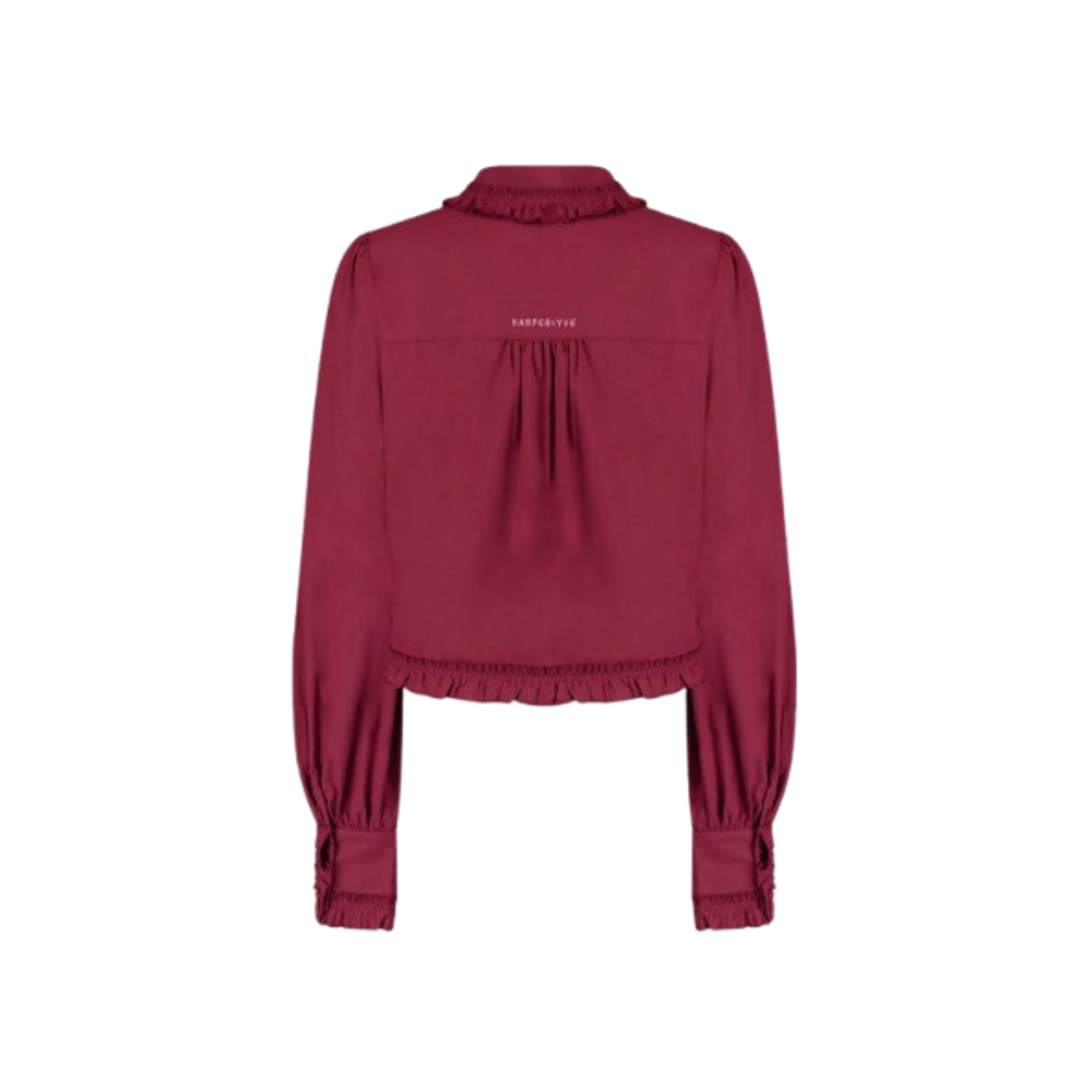 Harper & Yve ELLIE BLOUSE - WINE BERRY
