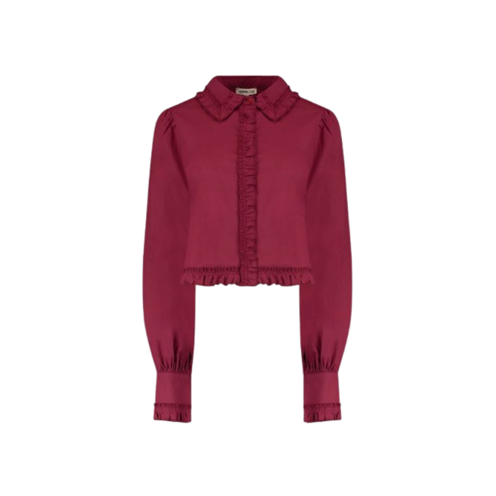 Harper & Yve ELLIE BLOUSE - WINE BERRY