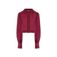 ELLIE BLOUSE - WINE BERRY