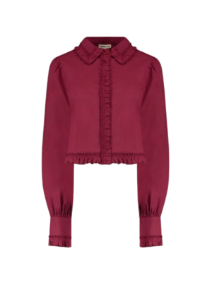 Harper & Yve ELLIE BLOUSE - WINE BERRY
