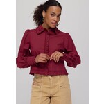 Harper & Yve ELLIE BLOUSE - WINE BERRY