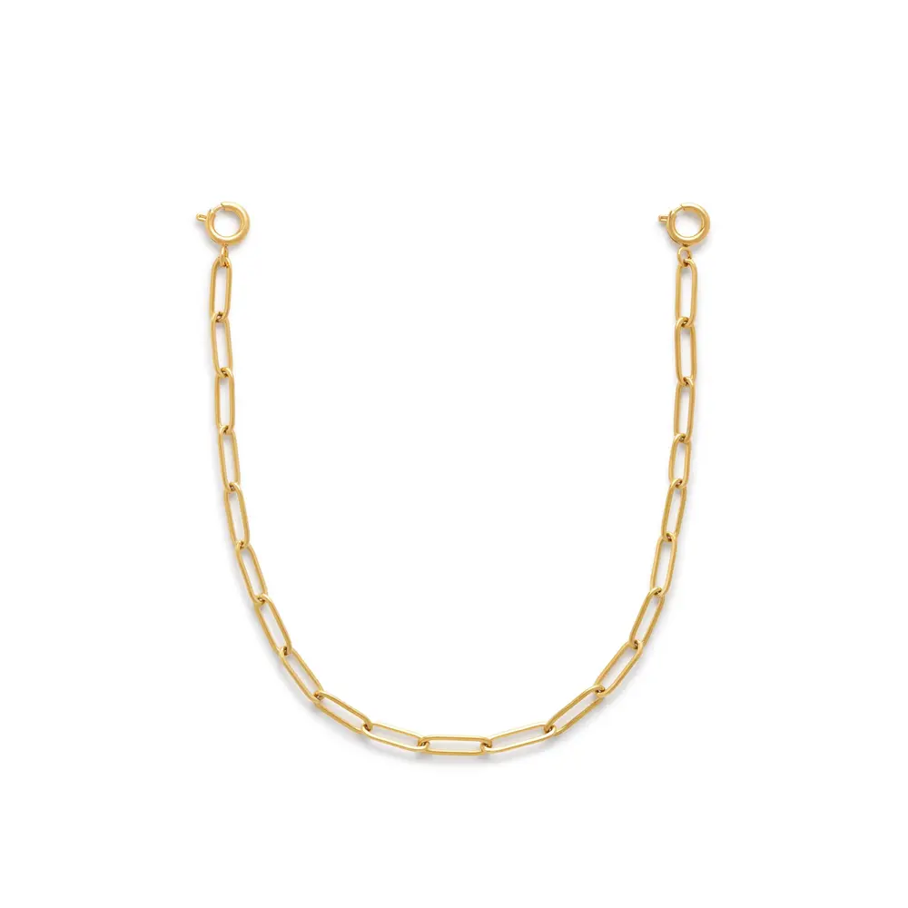 Le Veer PAPERCLIP LAYER CHAIN - GOLD