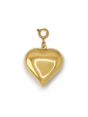 Le Veer MEDIUM HEART CHARM - GOLD