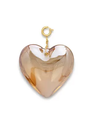 Le Veer GLOWING HEART CHARM - BROWN