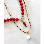 Le Veer LUCKY PEPPER CHARM - RED