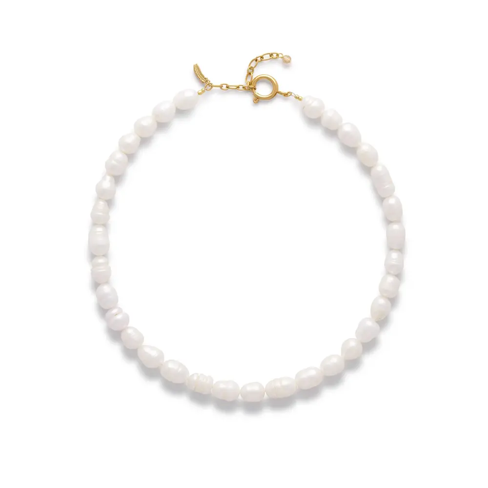 Le Veer CLOUDY PEARL NECKLACE - WHITE