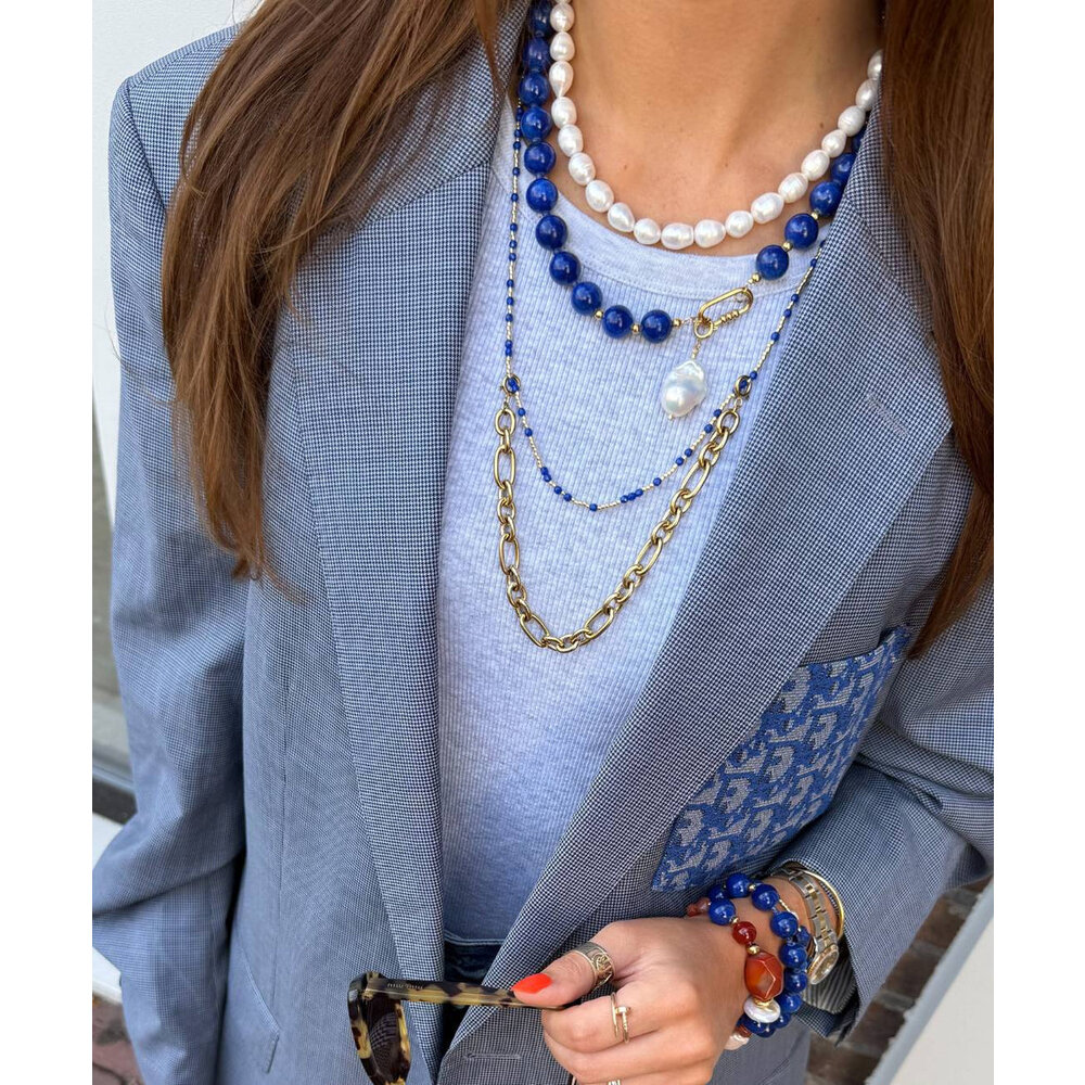 Le Veer CLOUDY PEARL NECKLACE - WHITE