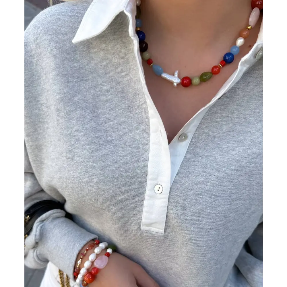 Le Veer DREAMCATCHER NECKLACE - MULTICOLOR