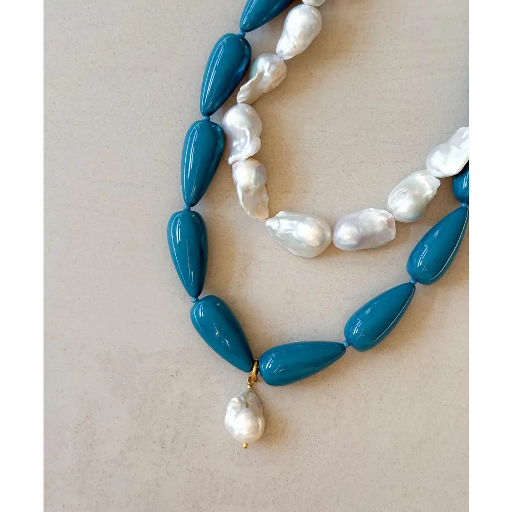 Le Veer MUSE NECKLACE - DENIM