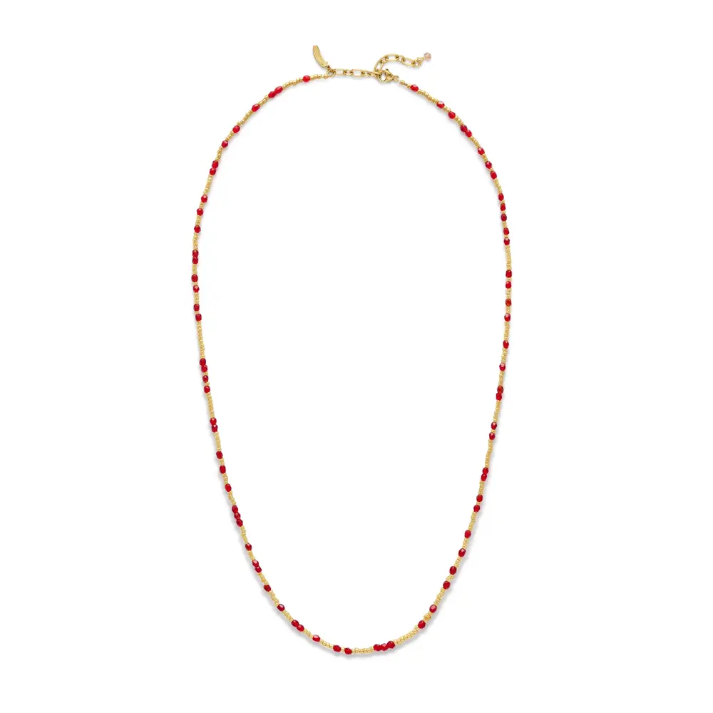 Le Veer HALO NECKLACE - RED