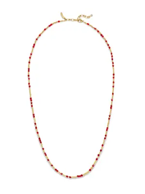 Le Veer HALO NECKLACE - RED