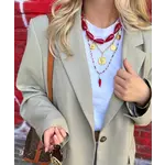 Le Veer MUSE NECKLACE - RED