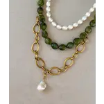 Le Veer MYSTIC FOREST NECKLACE - GREEN