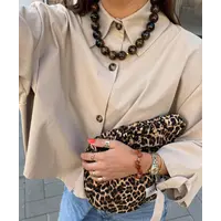 NOVA NECKLACE - CHOCOLATE BROWN