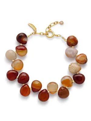 Le Veer DESERT STONE BRACELET - BROWN