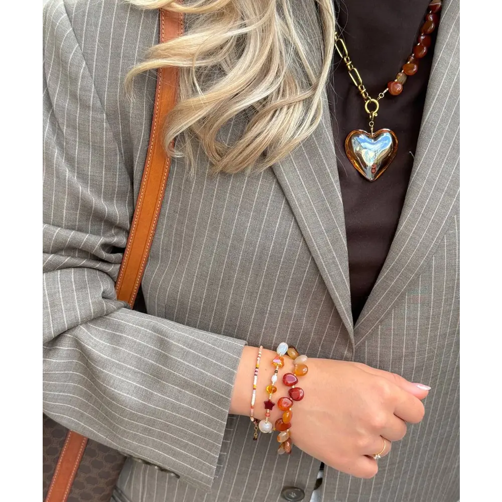 Le Veer DESERT STONE BRACELET - BROWN