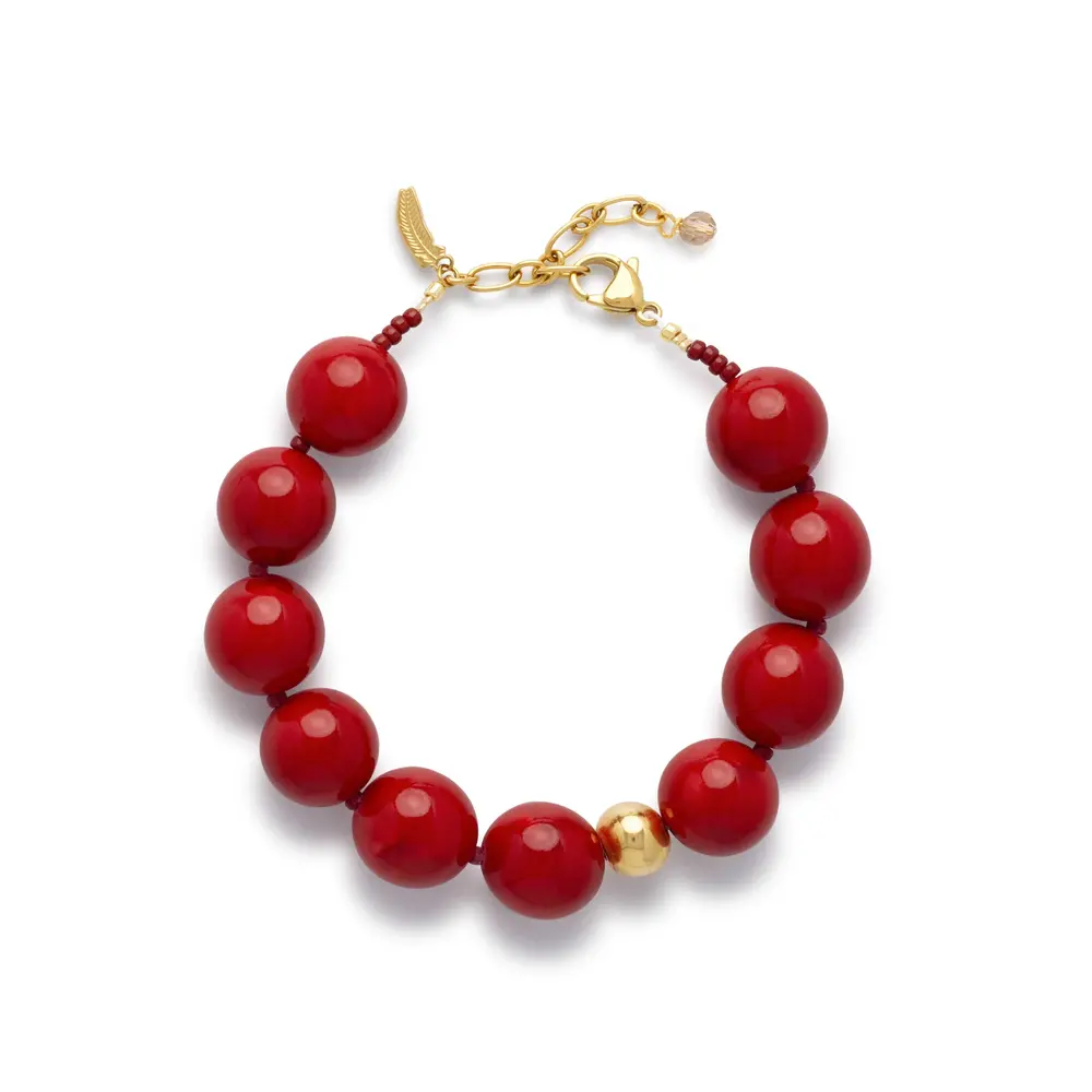 Le Veer BOLD BRACELET - RED